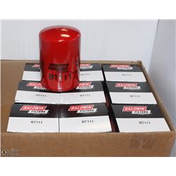 9 BOXES OF BT111 BALDWIN FILTERS