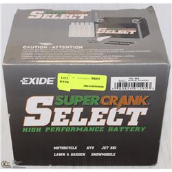 EXIDE SUPER-CRANK SELECT HIGH PERF. BATTERY