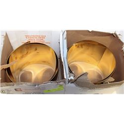 LOT OF 2 BRASS ROLLS FOR CUSTOM GASKETS
