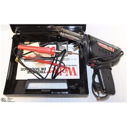 2 SOLDERING TOOLS, 1 WITH CASE