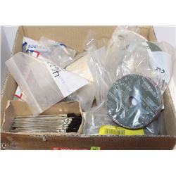 FLAT OF ABRASIVES + STEEL RIVETS + ANCHORS +