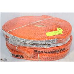 LOT OF 4 SYNTHETIC WEB-SLING 10FT x 1" BAND