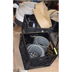 PALLET OF 4" RUBBER COVE BASE (BASEBOARDS)