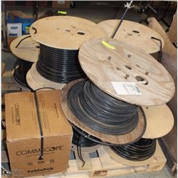 PALLET OF VARIOUS SIZED-COAXIAL CABLES + OTHER