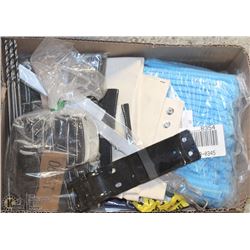 LOT OF BLUE BOUFFANTS + FINGER-COT STYLE PROT. +