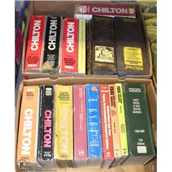2 BOXES OF DOMESTIC CAR REPAIR MANUALS - CHEV,