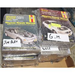 CHILTON & HAYNES AUTOMOTIVE MANUALS INCL PACKS OF