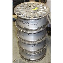 SET OF 16"X6-1/2 MAGS 5X4.5 BELT PATTERN -MINI VAN