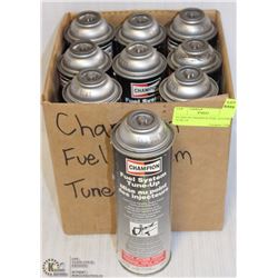 9 CANS OF CHAMPION FUEL SYSTEM TUNE UP