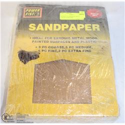 BUNDLE OF POWERFIST MULTI GRADE SANDPAPER