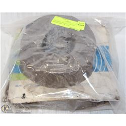 2 PARTIAL ROLLS OF CLOTH SANDPAPER 2" & 1-1/4"