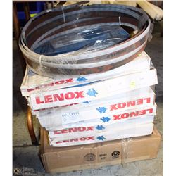 8 BOXES OF VARIOUS LENOX BANDSAW BLADE REPLACMENTS