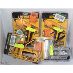 LOT OF ASSORTED STAPLERS