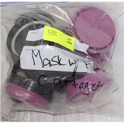 RESPIRATORY MASK + CARTRIDGES(EXTRA)