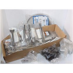 LOT OF AUTO-AIR CHISELS + HARDWARE