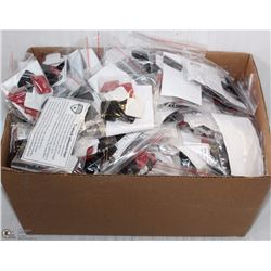 BOX FULL OF ANCHORS WITH MOUNTING TAPE FOR