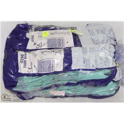 48 PAIRS OF GREEN NITRILE CLEANING GLOVES, MEDIUM