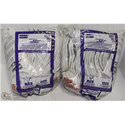 2 BUNDLES OF 12 PAIRS SMALL DOTS GRIP GLOVES