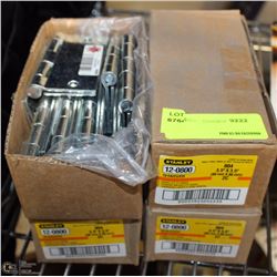 4 BOXES OF STANLEY BROAD UTILITY HINGES