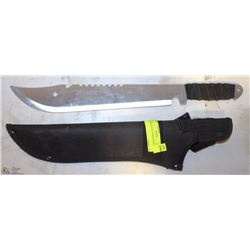 19” MACHETE IN SHEATH 440 STEEL