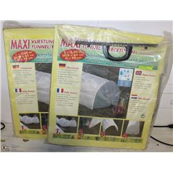 2 NEW FLEECE TUNNELS FOR GARDENING PROTECTION