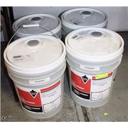 FOUR 20L PAILS OF TOUGH GUY LIQUID LAUNDRY ALKALAI