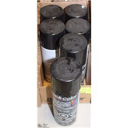 6 CANS OF DUPLI-COLOUR ACRYLIC ENAMEL