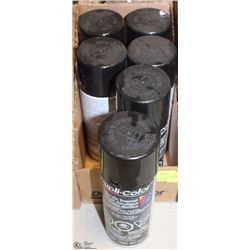 6 CANS OF DUPLI-COLOUR ACRYLIC ENAMEL