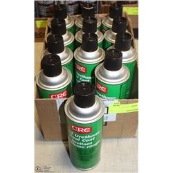 12 CANS CRC RED-URETHANE SEAL COAT