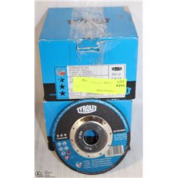 2 BOXES OF TYROLIT GRINDING WHEELS(50 TOTAL)