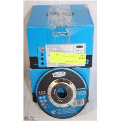 2 BOXES OF TYROLIT GRINDING WHEELS(50 TOTAL)