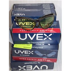 9 PAIRS OF NEW UVEX PROTECTIVE EYEWARE