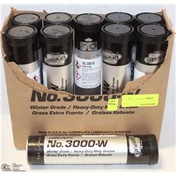 10 TUBES LUBRIPLATE #3000-W WINTER-GRADE HD GREASE