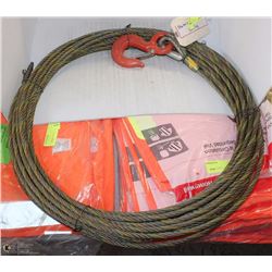 3/8" 100FT WINCH W/ EYE-HOOK