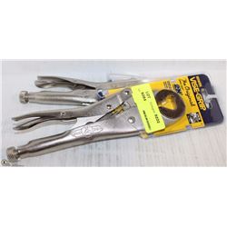 PAIR OF IRWIN ORIGINAL VICE-GRIPS 10LW HEX-GRIP