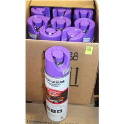 CASE OF RUSTOLEUM INVERTED MARKING PAINT-AS THEY