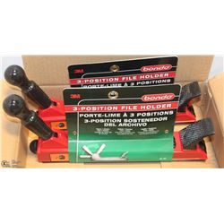 CASE OF 3M BONDO-3 POSITION FILE HOLDER