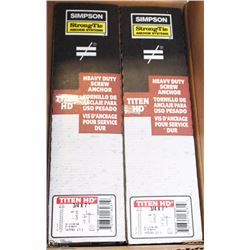 CASE OF SIMPSON STRONG-TIE ANCHOR SYSTEMS 3/4"x7"