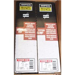 CASE OF SIMPSON STRONG-TIE ANCHOR SYSTEMS 3/4"x7"