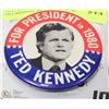 Image 1 : TED KENNEDY IN 1980 FOR PRESIDENT BUTTON