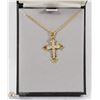Image 1 : ESTATE CROSS PENDANT AND CHAIN