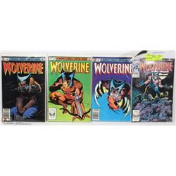 #1-#4 WOLVERINE COLLECTORS COMIC BOOKS