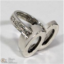 ESTATE STERLING SILVER TRADITIONS RING SIZE 8