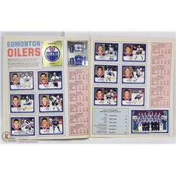 1988-89 HOCKEY STICKER ALBUM COMPLETE WITH