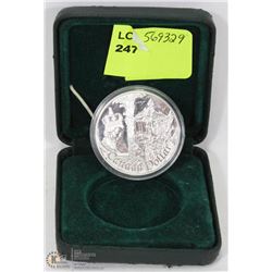 .925 STERLING SILVER CANADIAN DOLLAR W/BOX