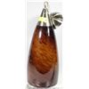 Image 1 : AMBER ART GLASS HANGING LIGHT
