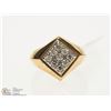 Image 1 : #15 -10K YELLOW GOLD DIAMOND RING