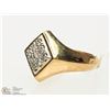 Image 2 : #15 -10K YELLOW GOLD DIAMOND RING