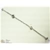 Image 2 : #19 -14K W. GOLD ALEXANDRITE & DIAMOND BRACELET