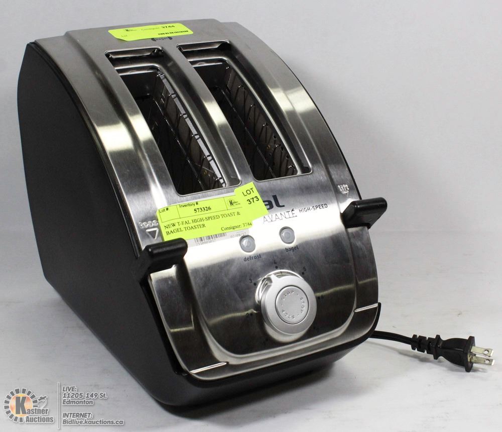 NEW T-FAL HIGH-SPEED TOAST & BAGEL TOASTER